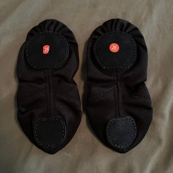 STELLE Highly Elastic Canvas Dance Shoes - Black - Size 10 - Picture 4 of 4